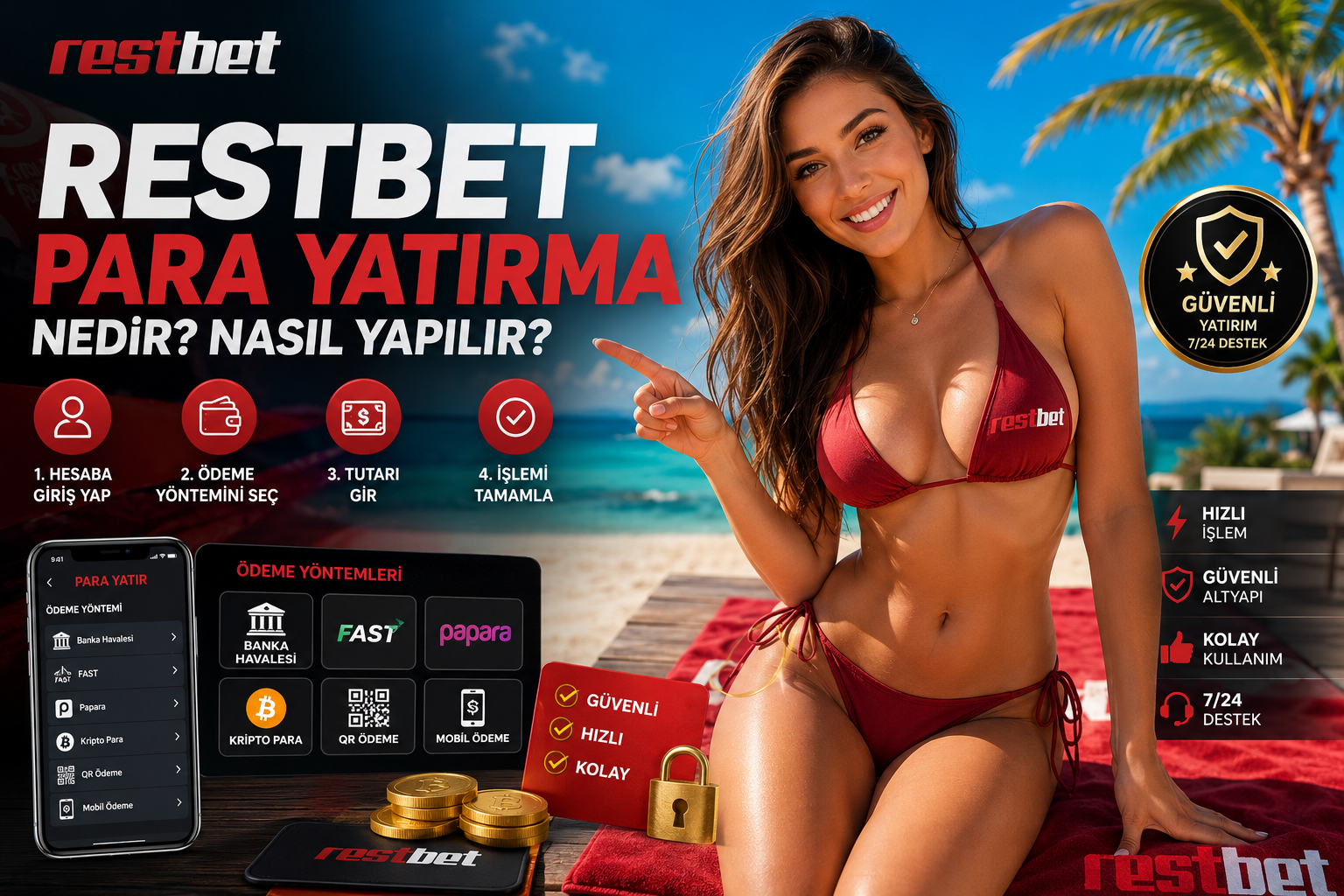 Restbet, Restbet Giriş ve Güncel Adresi 14 restbet para yükleme, restbet para yatırma yöntemleri