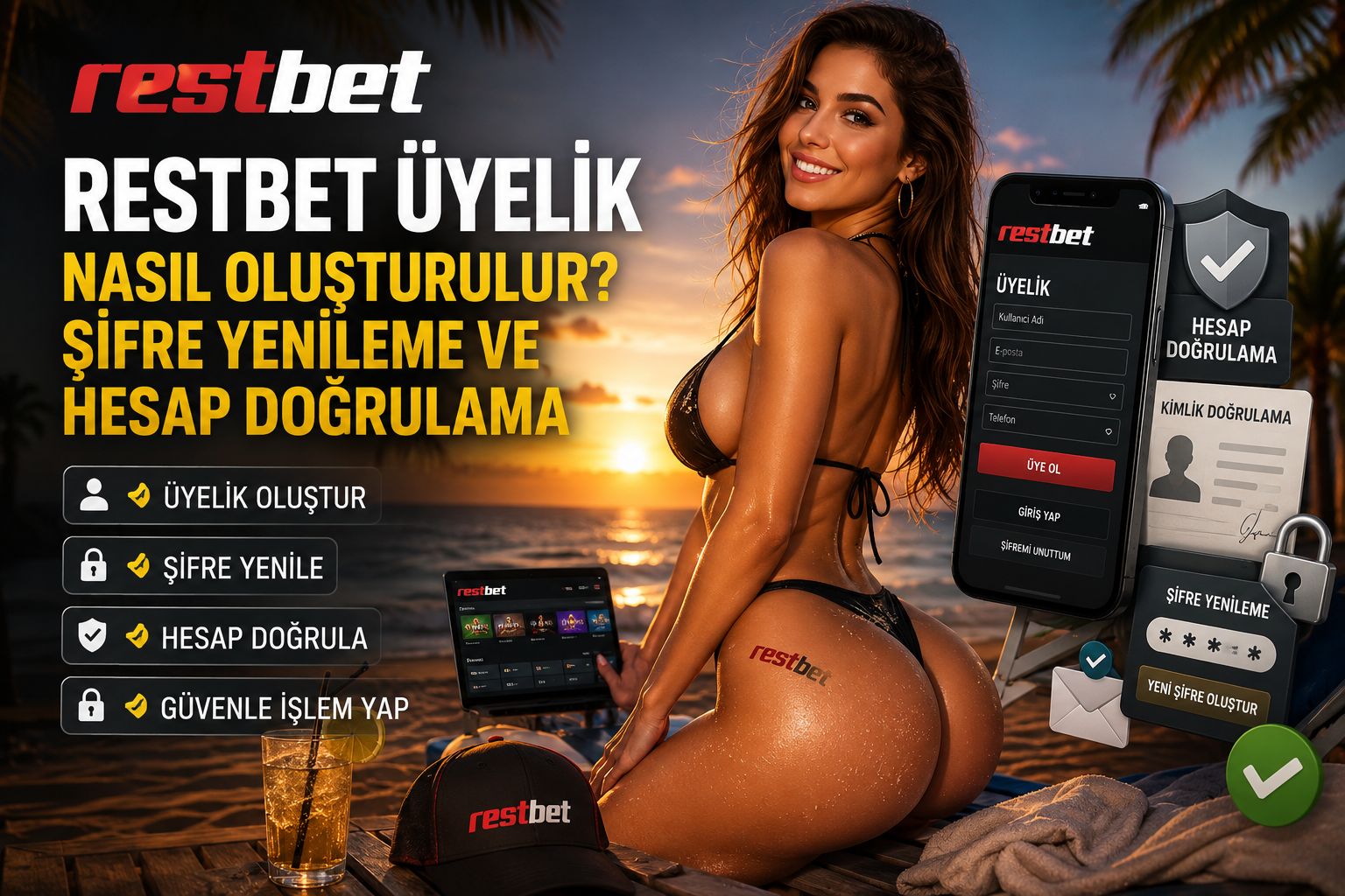 Restbet, Restbet Giriş ve Güncel Adresi 24 restbet hesap açma, restbet hesap oluşturma